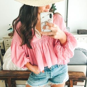 Free people Beaumont mews blouse